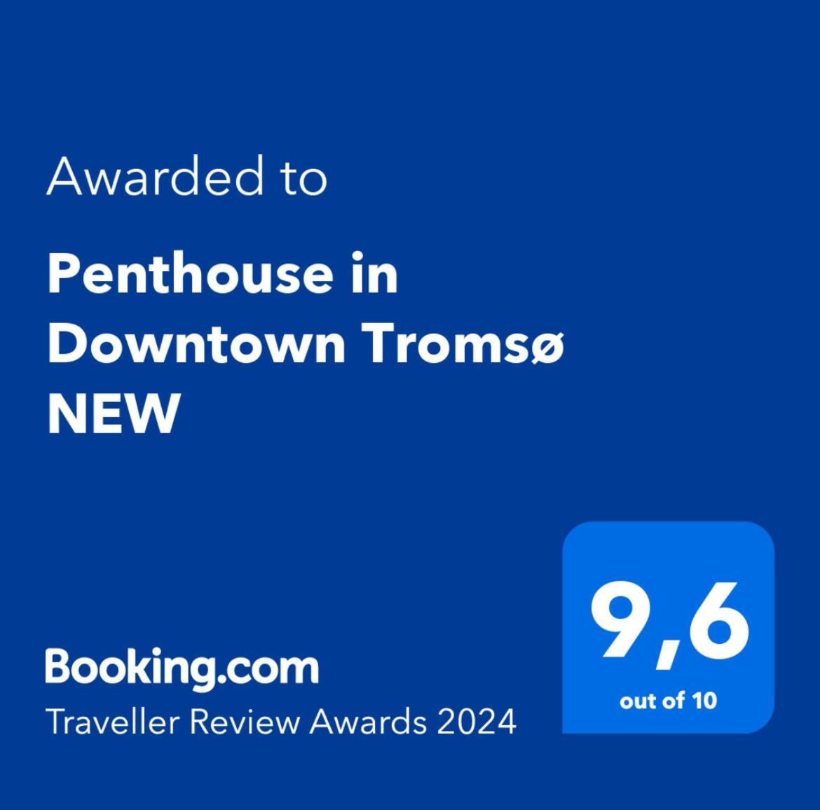 Апартаменты Penthouse In Downtown Tromso New Экстерьер фото